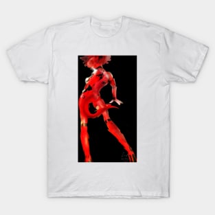 Red Illustration T-Shirt